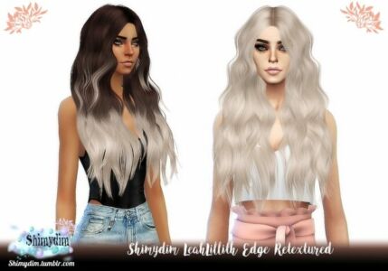 Leahlillith Edge Hair Retexture At Shimydim Sims Sims 4 CC