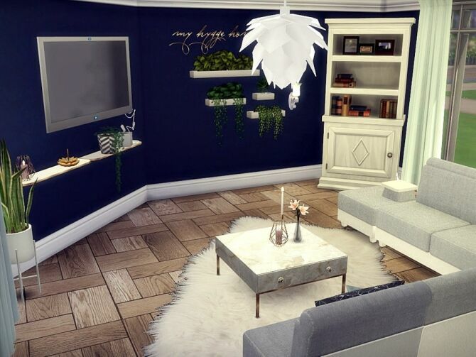 sims 4 cc living room edora by nobody1392 3