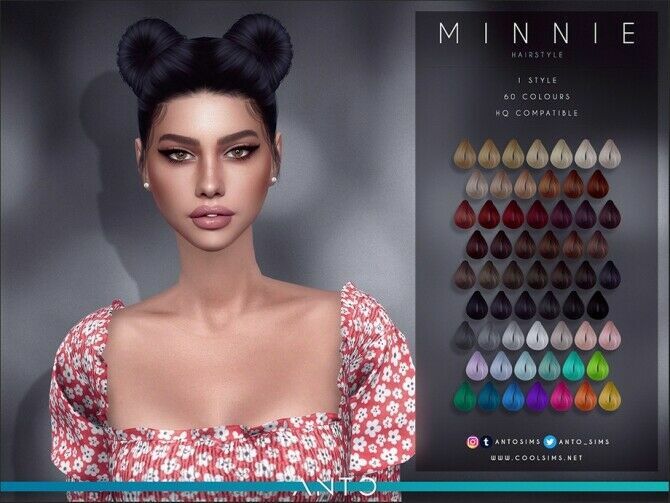 sims 4 cc minnie hair by anto 2