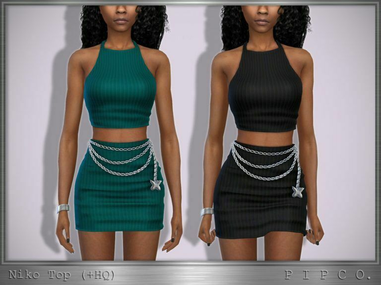 Niko TOP By Pipco Sims 4 CC