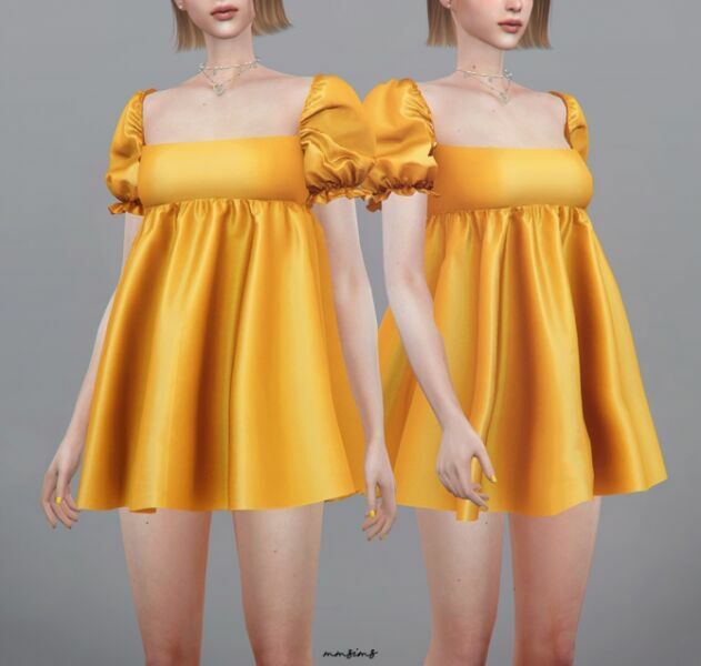 sims 4 cc puff mini dress at mmsims 2