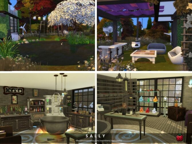 sims 4 cc sally home by melapples 3