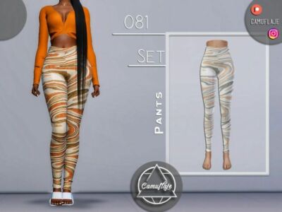 SET 081 – Pants By Camuflaje Sims 4 CC