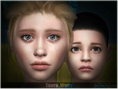 Tears Viyny By Bakalia Sims 4 CC