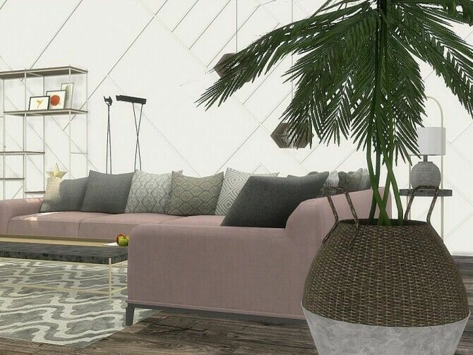 sims 4 cc yuba living room by artvitalex 4