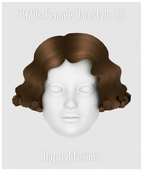 1920S Female Hairstyle 03 At Happy Life Sims Sims 4 CC