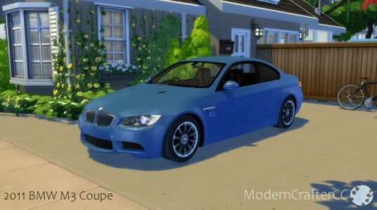 2011 BMW M3 Coupe At Modern Crafter CC Sims 4 CC