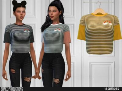 559 T Shirt By Shakeproductions Sims 4 CC