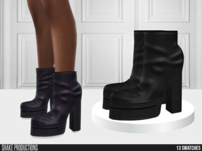 856 – High Heeled Boots By Shakeproductions Sims 4 CC