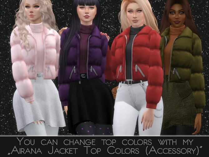 sims 4 cc ariana jacket set by dissia 2