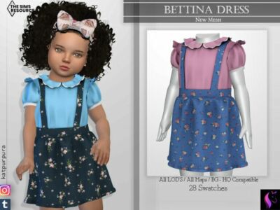 Bettina Dress By Katpurpura Sims 4 CC