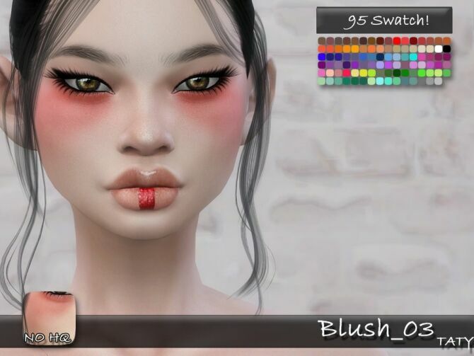 Blush 03 By Tatygagg Sims 4 CC