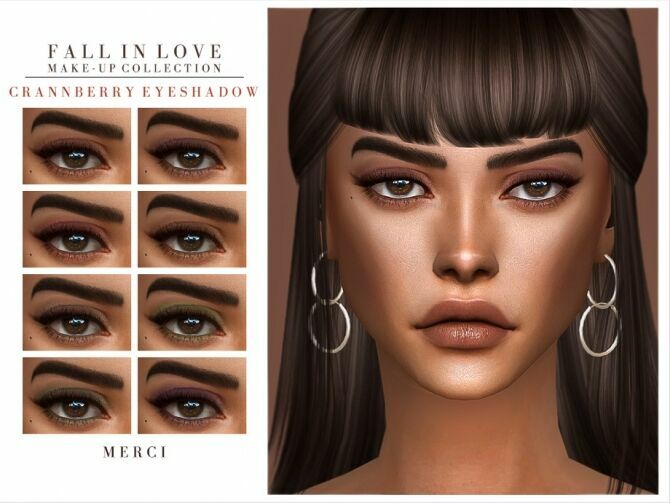 Crannberry Eyeshadow By Merci Sims 4 CC