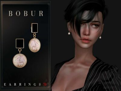 Earrings 70 By Bobur3 Sims 4 CC