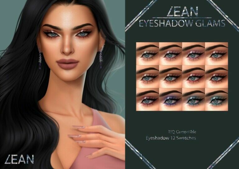 Eyeshadow Glams CC1 At Lean Sims 4 CC