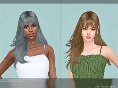 Female Hair G80 By Daisy-Sims Sims 4 CC