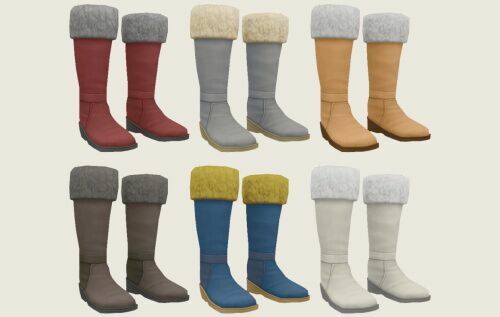 sims 4 cc fur boots at simiracle 2