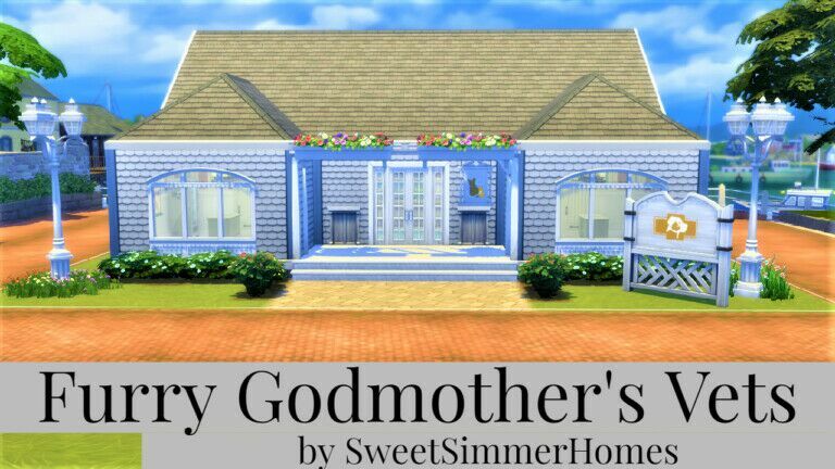 Furry Godmother’s Vets By Sweetsimmerhomes Sims 4 CC