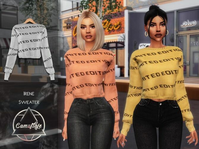 Irene Sweater By Camuflaje Sims 4 CC