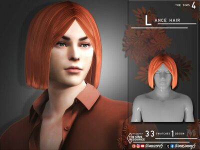 Lance Hair By Mazero5 Sims 4 CC