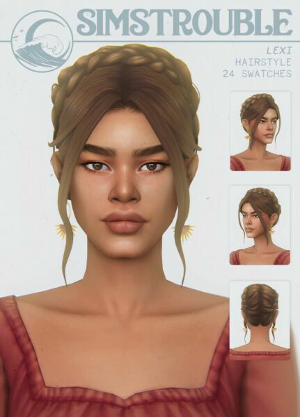 Lexi Hair At Simstrouble Sims 4 CC