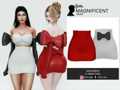 Magnificent (Skirt) By Beto_Ae0 Sims 4 CC