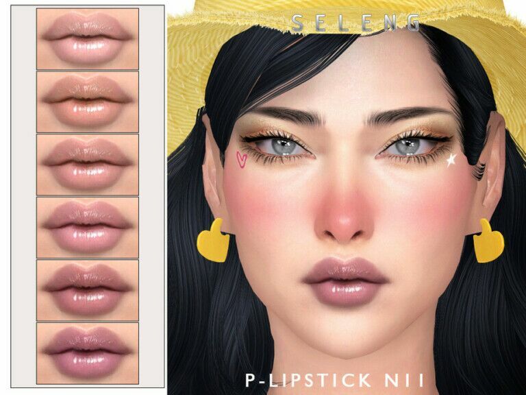 P-Lipstick N11 By Seleng Sims 4 CC