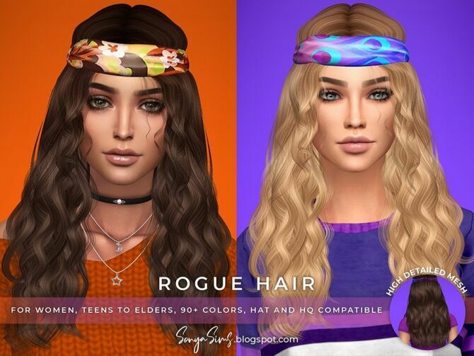 Rogue Hair For Females By Sonyasimscc Sims 4 CC