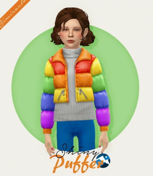 Shiny Puffer Kids Version At Simiracle Sims 4 CC