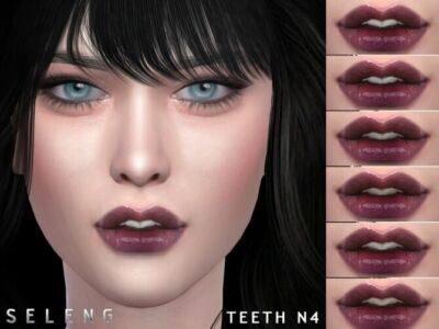 Teeth N4 By Seleng Sims 4 CC