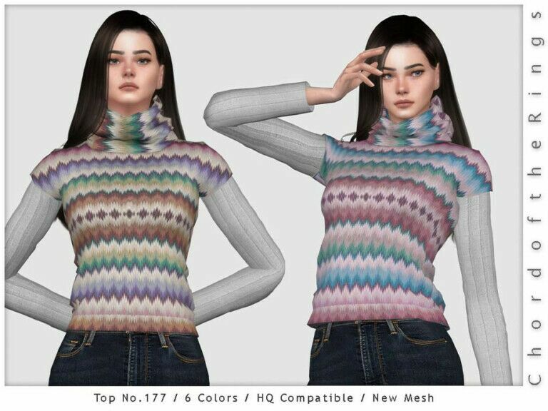 TOP NO.177 By Chordoftherings Sims 4 CC