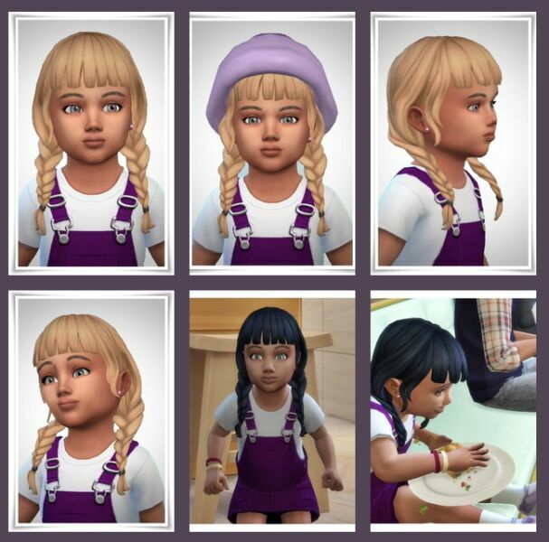 Yvette Toddler Hair At Birksches Sims Blog Sims 4 CC