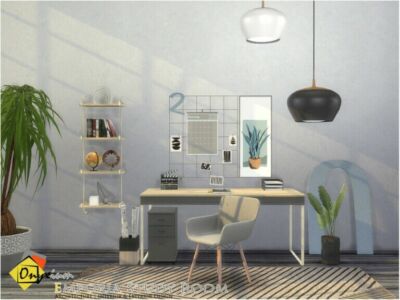 Emporia Study Room By Onyxium Sims 4 CC