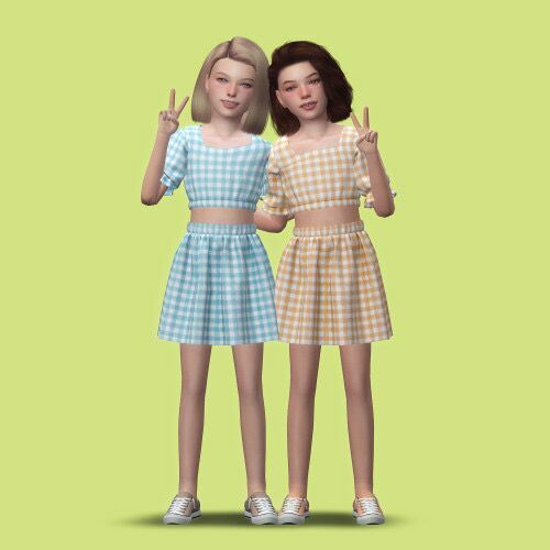 Kids SET At Lazyeyelids Sims 4 CC