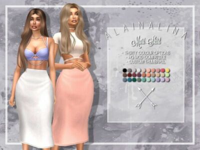 Mari Skirt At Alainalina Sims 4 CC