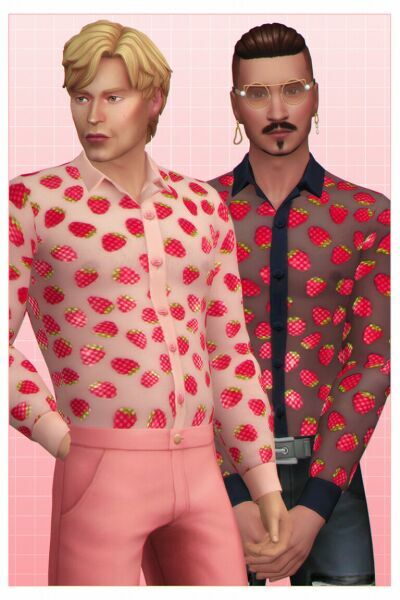 sims 4 cc strawberry set at joliebean 2