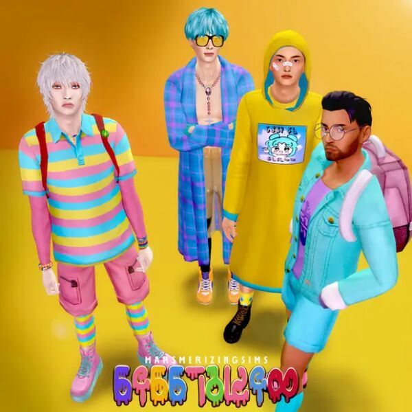 Bubblegum! BOY ([Vanilla Decora Style] (Public 20 MAR)) By Marsmerizingsims Sims 4 CC