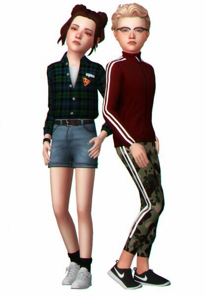 Child CC: Hazel & Rocky By Lumsyalienn Sims 4 CC