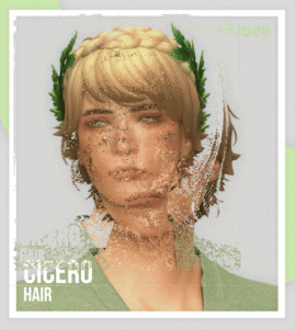 Cicero Hair By Okruee Sims 4 CC