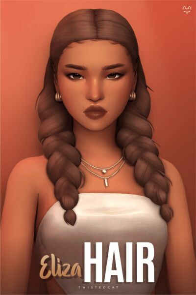 Eliza Hair By Twisted-Cat Sims 4 CC