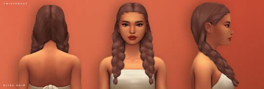 sims 4 cc eliza hair by twisted cat 2