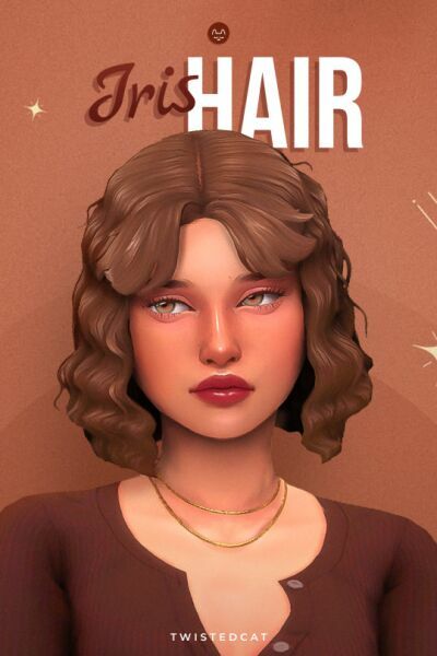 Iris Hair By Twisted-Cat Sims 4 CC