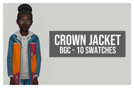 Kids Crown Jacket By Soolani Sims 4 CC