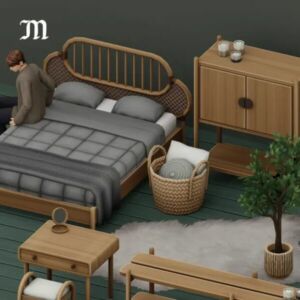 Lottie Bedroom By Myshunosun Sims 4 CC