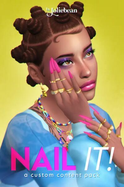 Nail IT! SET 2.0 By Joliebean By Joliebean Sims 4 CC