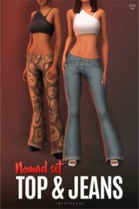 Nomad SET By Twisted-Cat Sims 4 CC
