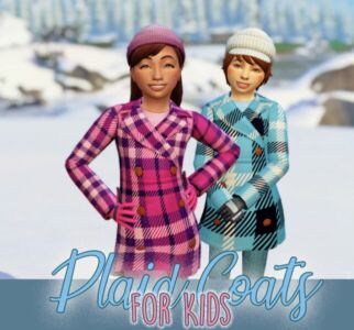 Seasons Kids’ PEA Coat Recolor By Miss Ruby Bird Sims 4 CC