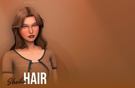 Sheila Hair(Download) By Twistedcat Sims 4 CC