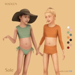 Sole Swimwear Pack By Madlen Sims 4 CC