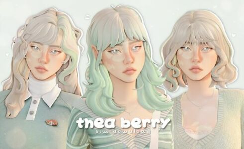 Thea Berry | SIM Download By Jaechy Sims 4 CC